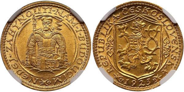 1 Ducat Czechoslovakia (1918-1992) 金 