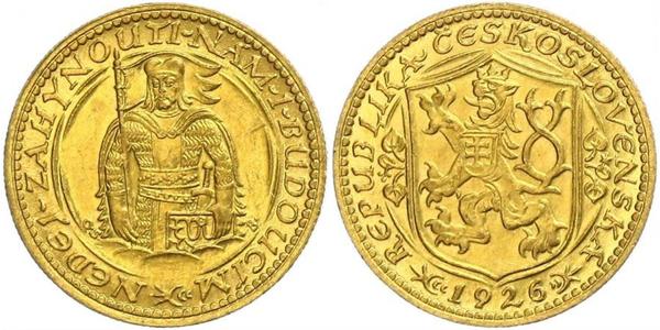 1 Ducat Czechoslovakia (1918-1992) 金 