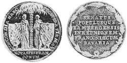 1 Ducat Prince-Bishopric of Bamberg (1245–1802) 金 