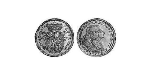 1 Ducat Principality of Anhalt-Zerbst (1544 - 1796) 金 John Louis II, Prince of Anhalt-Zerbst (1688 – 1746)