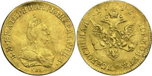 1 Ducat 俄罗斯帝国 (1721 - 1917) 金 叶卡捷琳娜二世 (1729-1796)