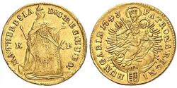 1 Ducat 匈牙利 金 玛丽亚·特蕾西亚 (1717 - 1780)