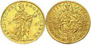 1 Ducat 匈牙利 金 查理六世 (神圣罗马帝国) (1685 - 1740)