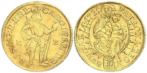 1 Ducat 匈牙利 金 查理六世 (神圣罗马帝国) (1685 - 1740)