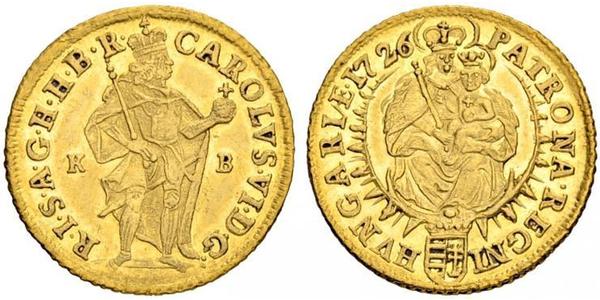 1 Ducat 匈牙利 金 查理六世 (神圣罗马帝国) (1685 - 1740)