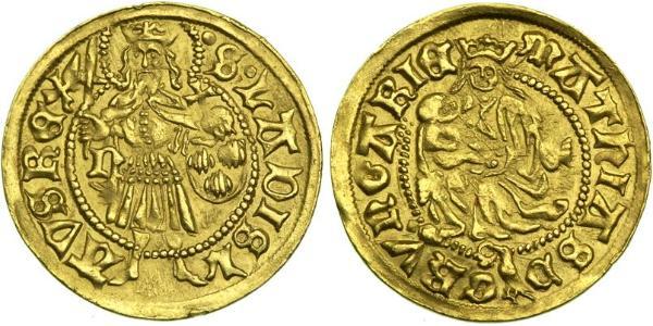 1 Ducat 匈牙利王国 金 Matthias Corvinus of Hungary  (1443 -1490)