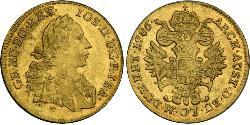 1 Ducat 哈布斯堡君主國 金 约瑟夫二世 (神圣罗马帝国) (1741 - 1790)