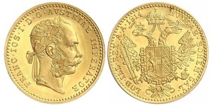1 Ducat 哈布斯堡君主國 金 弗朗茨·约瑟夫一世 (1830 - 1916)