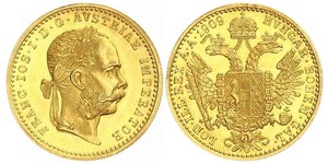 1 Ducat 哈布斯堡君主國 金 弗朗茨·约瑟夫一世 (1830 - 1916)