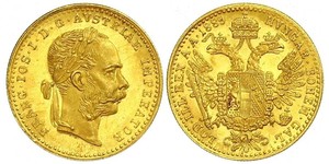 1 Ducat 哈布斯堡君主國 金 弗朗茨·约瑟夫一世 (1830 - 1916)