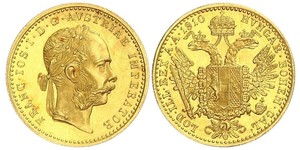 1 Ducat 哈布斯堡君主國 金 弗朗茨·约瑟夫一世 (1830 - 1916)