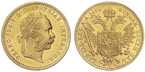 1 Ducat 哈布斯堡君主國 金 弗朗茨·约瑟夫一世 (1830 - 1916)