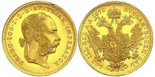 1 Ducat 哈布斯堡君主國 金 弗朗茨·约瑟夫一世 (1830 - 1916)
