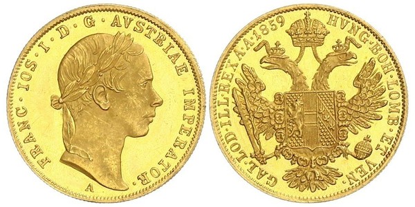 1 Ducat 哈布斯堡君主國 金 弗朗茨·约瑟夫一世 (1830 - 1916)