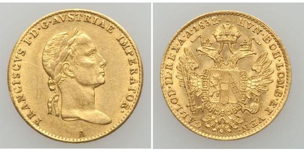 1 Ducat 哈布斯堡君主國 金 弗朗茨二世 (神圣罗马帝国) (1768 - 1835)