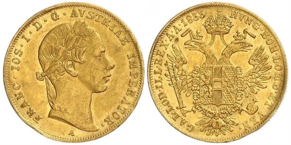 1 Ducat 哈布斯堡君主國 金 弗朗茨·约瑟夫一世 (1830 - 1916)