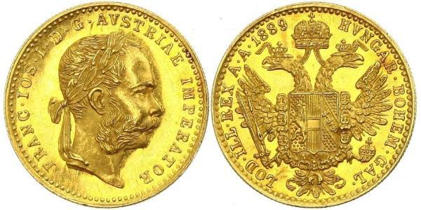 1 Ducat 哈布斯堡君主國 金 弗朗茨·约瑟夫一世 (1830 - 1916)