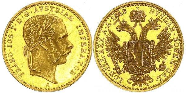 1 Ducat 哈布斯堡君主國 金 弗朗茨·约瑟夫一世 (1830 - 1916)