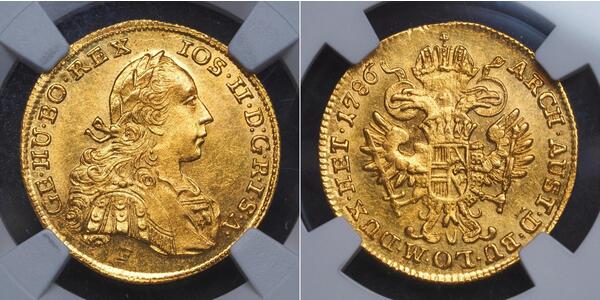 1 Ducat 哈布斯堡君主國 金 约瑟夫二世 (神圣罗马帝国) (1741 - 1790)