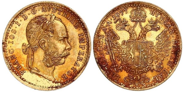 1 Ducat 哈布斯堡君主國 金 弗朗茨·约瑟夫一世 (1830 - 1916)
