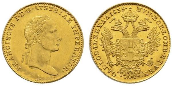 1 Ducat 哈布斯堡君主國 金 弗朗茨二世 (神圣罗马帝国) (1768 - 1835)
