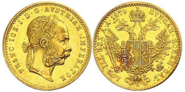 1 Ducat 哈布斯堡君主國 金 弗朗茨·约瑟夫一世 (1830 - 1916)