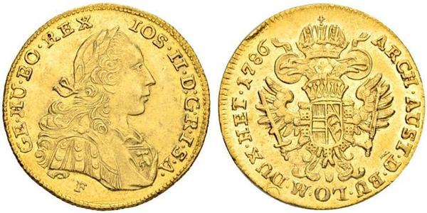 1 Ducat 哈布斯堡君主國 金 约瑟夫二世 (神圣罗马帝国) (1741 - 1790)