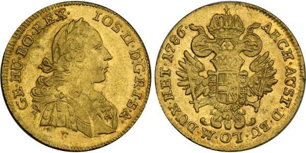 1 Ducat 哈布斯堡君主國 金 约瑟夫二世 (神圣罗马帝国) (1741 - 1790)