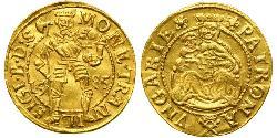 1 Ducat 外西凡尼亞公國 (鄂圖曼帝國) (1570 - 1711) 金 Sigismund Báthory,  prince of Transylvania (1572 -1613)