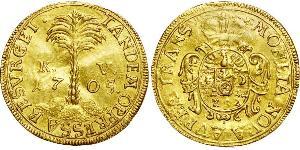 1 Ducat 外西凡尼亞公國 (鄂圖曼帝國) (1570 - 1711) 金 Francis II Rákóczi (1676 – 1735)