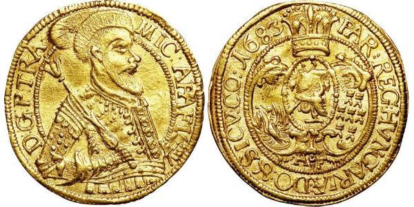 1 Ducat 外西凡尼亞公國 (鄂圖曼帝國) (1570 - 1711) 金 Michael Apafi, Prince of Transylvania (1632 - 1690)