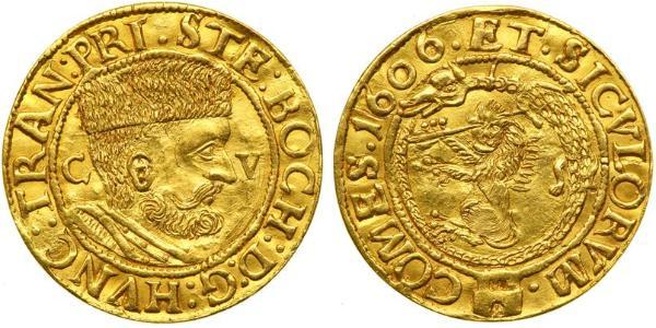 1 Ducat 外西凡尼亞公國 (鄂圖曼帝國) (1570 - 1711) 金 Stephen Bocskai, prince of Transylvania  (1557 - 1606)