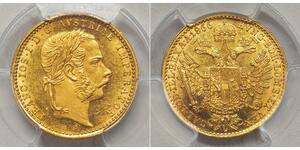 1 Ducat 奥匈帝国 (1867 - 1918) 金 弗朗茨·约瑟夫一世 (1830 - 1916)