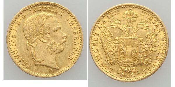 1 Ducat 奥匈帝国 (1867 - 1918) 金 弗朗茨·约瑟夫一世 (1830 - 1916)