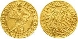 1 Ducat 奥地利历史 (1156 - 1806) / 神圣罗马帝国 (962 - 1806) 金 Ferdinand I, Holy Roman Emperor(1503-1564)