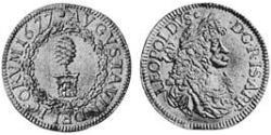 1 Ducat 奥格斯堡 (1276 - 1803 Augsburg) 金 利奥波德一世 (神圣罗马帝国)(1640-1705)