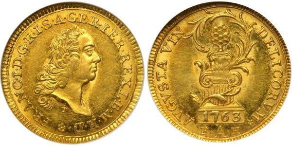 1 Ducat 奥格斯堡 (1276 - 1803 Augsburg) 金 弗朗茨一世 (神圣罗马帝国) (1708 - 1765)