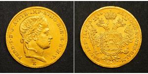 1 Ducat 奧地利帝國 (1804 - 1867) 金 Ferdinand I of Austria (1793 - 1875)