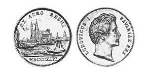 1 Ducat 巴伐利亞王國 (1806 - 1918) 金 路德维希一世 (巴伐利亚)