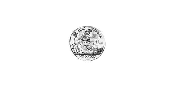 1 Ducat 巴伐利亞王國 (1806 - 1918) 金 路德维希一世 (巴伐利亚)