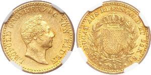 1 Ducat 巴登大公國 (1806 - 1918) 金 利奥波德 (巴登)