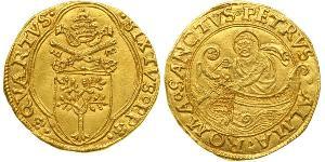 1 Ducat 教皇国 (754 - 1870) 金 Pope Sixtus IV (1414-1484)