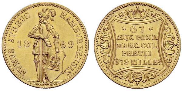 1 Ducat 汉堡 金 