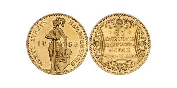 1 Ducat 汉堡 金 