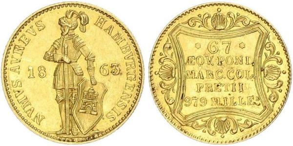 1 Ducat 汉堡 金 