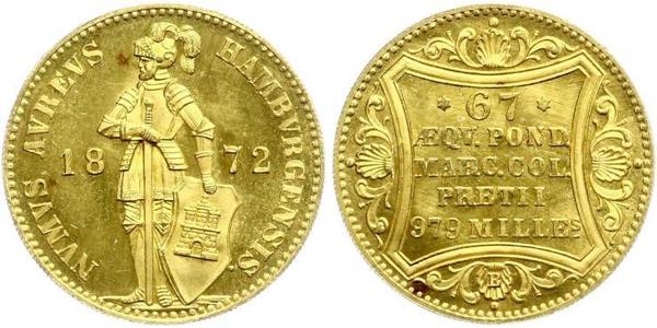 1 Ducat 汉堡 金 