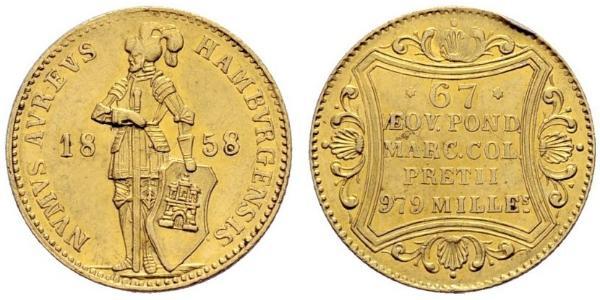 1 Ducat 汉堡 金 