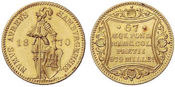 1 Ducat 汉堡 金 