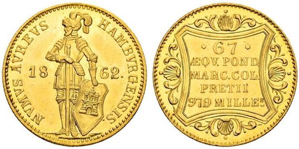 1 Ducat 汉堡 金 