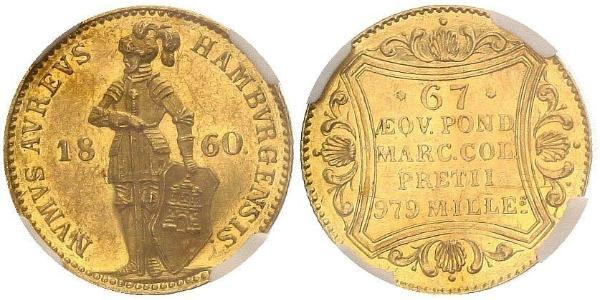 1 Ducat 汉堡 金 